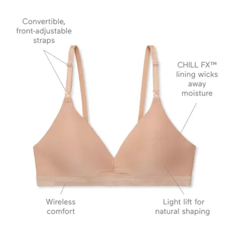 Warners® Play It Cool® Stay Cool and Dry Wireless Lift Comfort Bra RN3281A