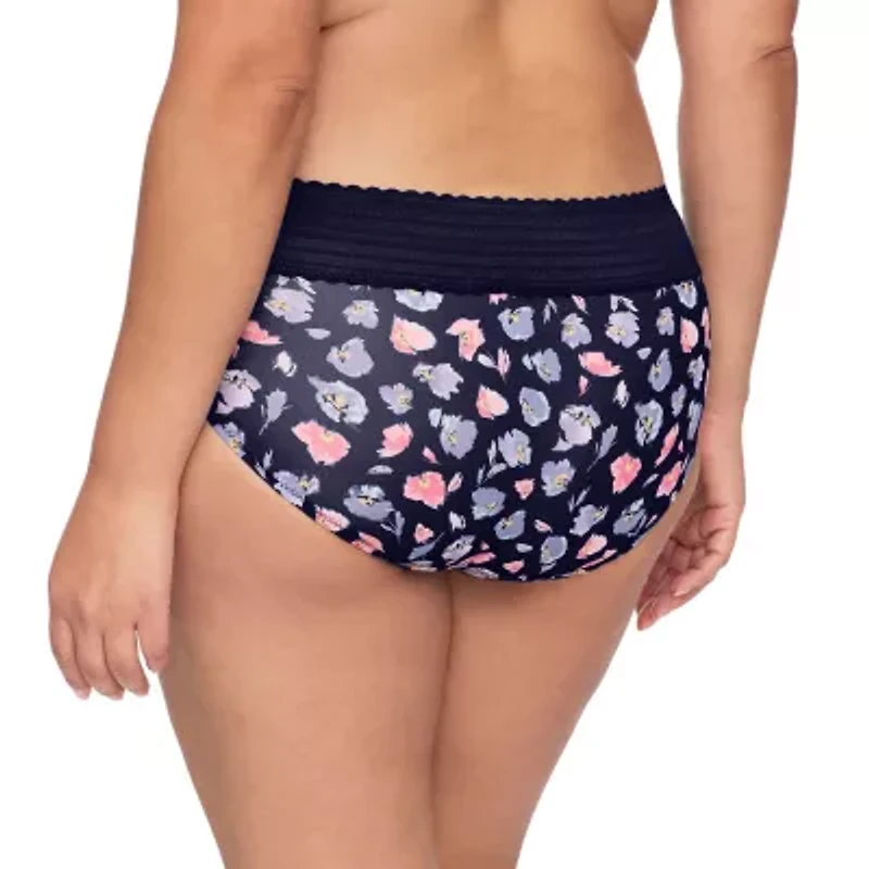 Warners® No Pinching, Problems® Dig-Free Comfort Waist with Lace Microfiber Hipster 5609J