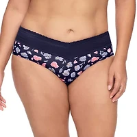 Warners® No Pinching, Problems® Dig-Free Comfort Waist with Lace Microfiber Hipster 5609J