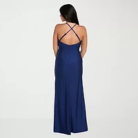 Morgan & Co. Womens Juniors Sleeveless Bodycon Dress