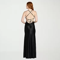 Morgan & Co. Womens Juniors Sleeveless Bodycon Dress