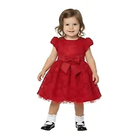 Bonnie Jean Baby Girls Short Sleeve Cap Fit + Flare Dress
