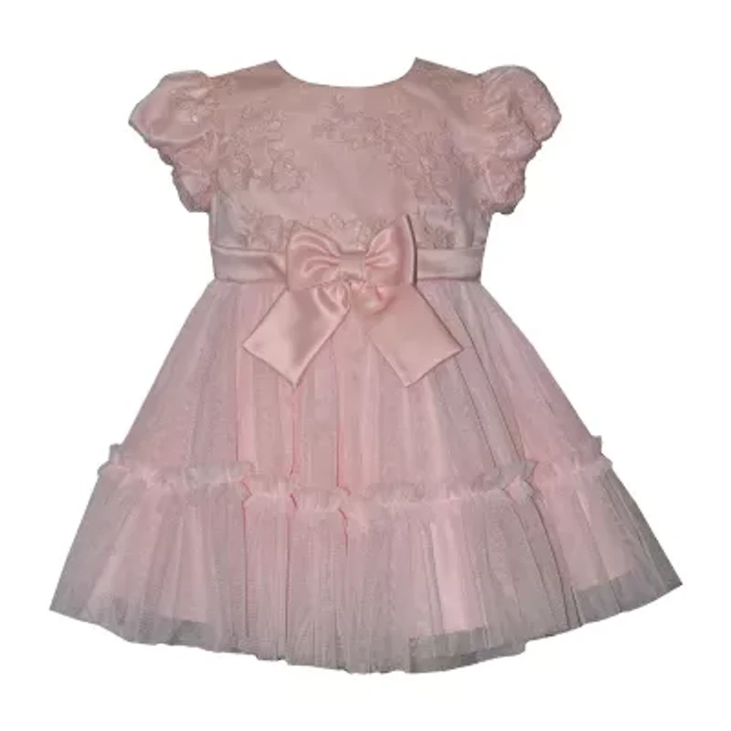 Bonnie Jean Baby Girls Short Sleeve A-Line Dress