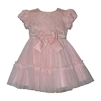 Bonnie Jean Baby Girls Short Sleeve A-Line Dress