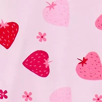 Okie Dokie Toddler & Little Girls Short Sleeve Drop Waist Dress