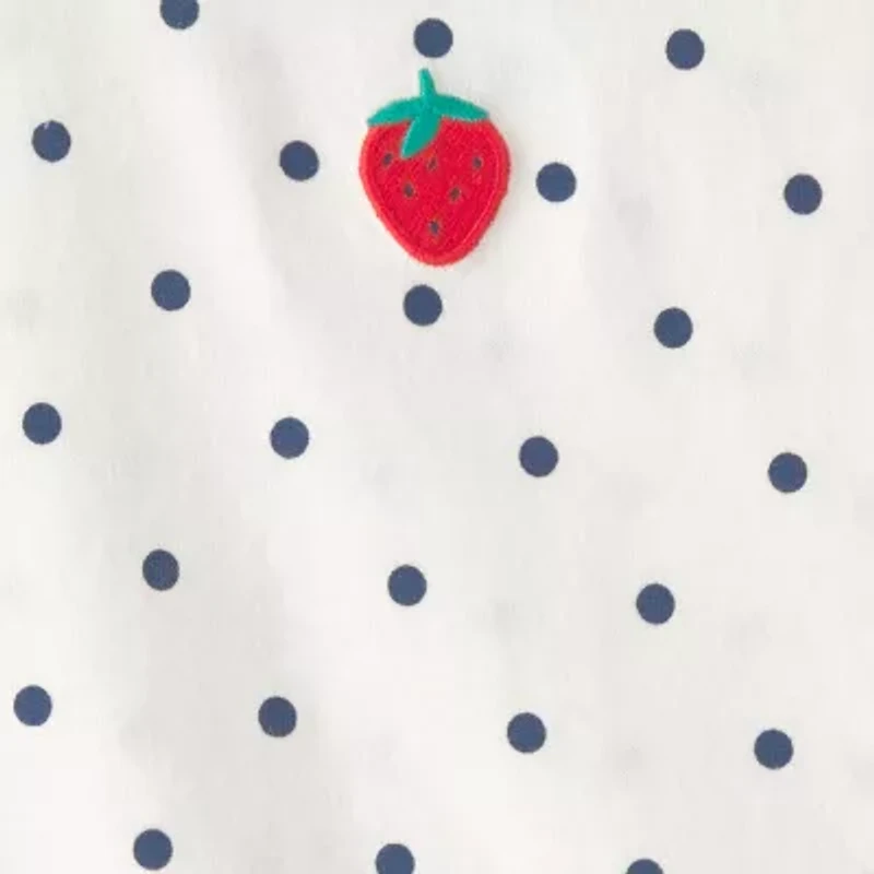 Carter's Toddler Girls Round Neck Short Sleeve T-Shirt