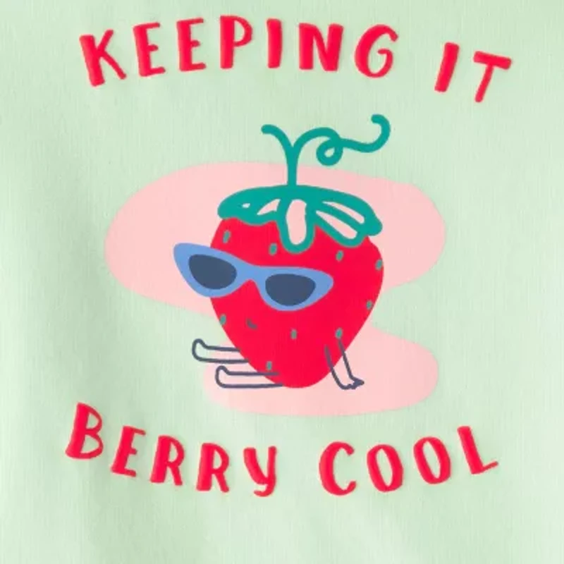 Carter's Toddler Girls Round Neck Long Sleeve Sweatshirt