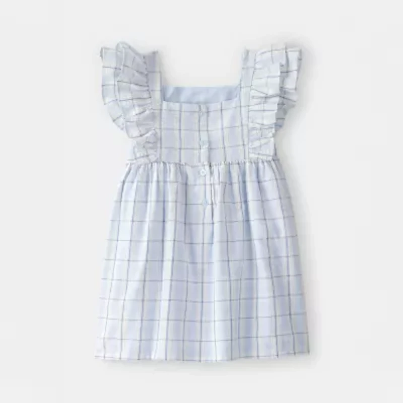 Carter's Toddler Girls Short Sleeve Ruffled A-Line Dress