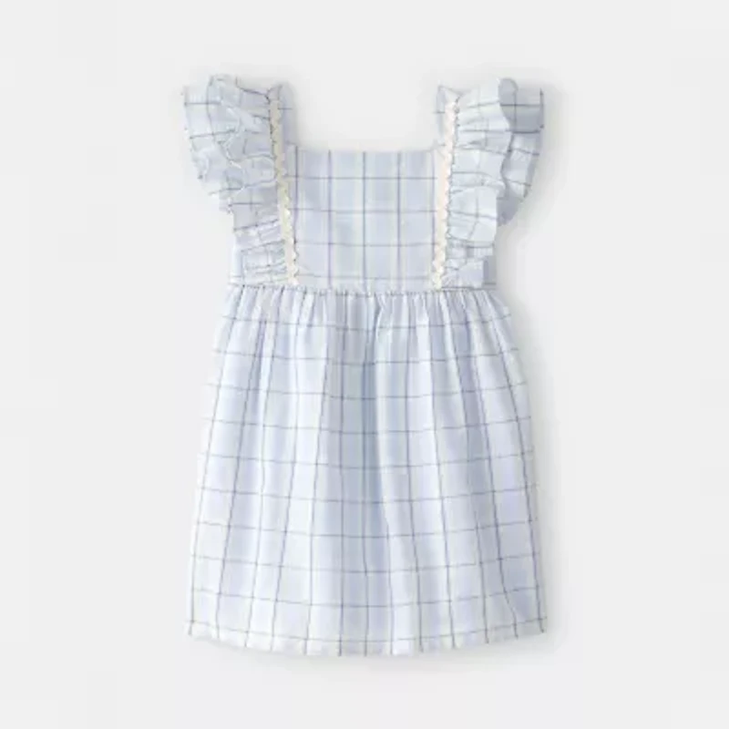 Carter's Toddler Girls Short Sleeve Ruffled A-Line Dress
