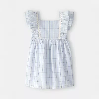 Carter's Toddler Girls Short Sleeve Ruffled A-Line Dress