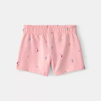 Carter's Toddler Girls Mid Rise Knit Pull-On Short