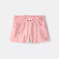 Carter's Toddler Girls Mid Rise Knit Pull-On Short