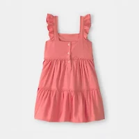 Carter's Toddler Girls Sleeveless Ruffled A-Line Dress