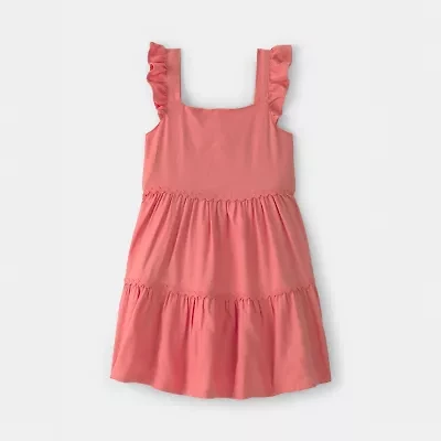 Carter's Toddler Girls Sleeveless Ruffled A-Line Dress