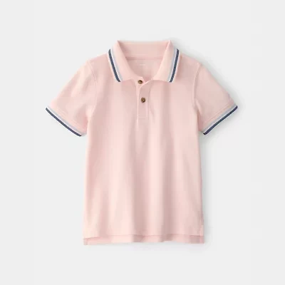 Carter's Toddler Boys Short Sleeve Regular Fit Polo Shirt