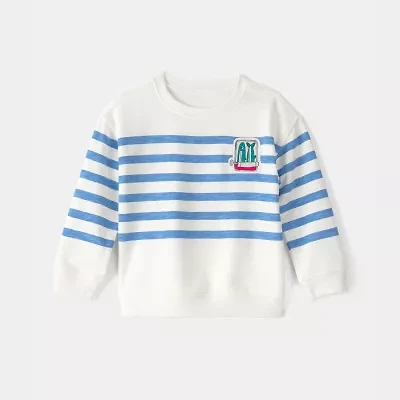 Carter's Toddler Boys Round Neck Long Sleeve T-Shirt