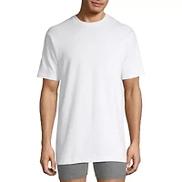 Stafford Heavyweight Cotton Mens 4 Pack Short Sleeve Crew Neck T-Shirt