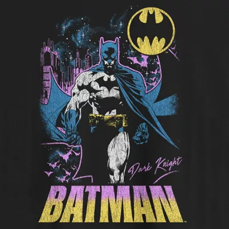 Novelty Mens Crew Neck Short Sleeve Classic Fit Batman Big and Tall Graphic T-Shirt