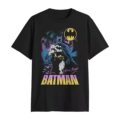 Novelty Mens Crew Neck Short Sleeve Classic Fit Batman Big and Tall Graphic T-Shirt