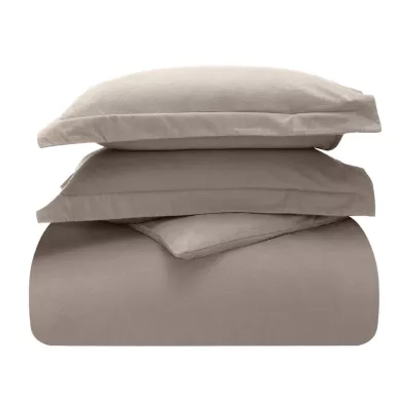 SUPERIOR® Rome Cotton Geometric Warm Reversible Duvet Cover