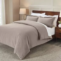 SUPERIOR® Rome Cotton Geometric Warm Reversible Duvet Cover