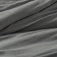 SUPERIOR® Orion Linen Garment Washed Soft Reversible Duvet Cover