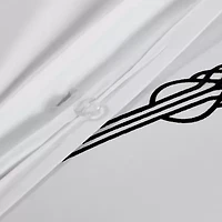 SUPERIOR® Moonlawn Cotton Embroidered Floral Duvet Cover