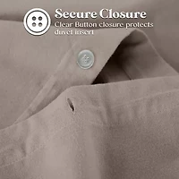 SUPERIOR® Rome Cotton Geometric Warm Reversible Duvet Cover