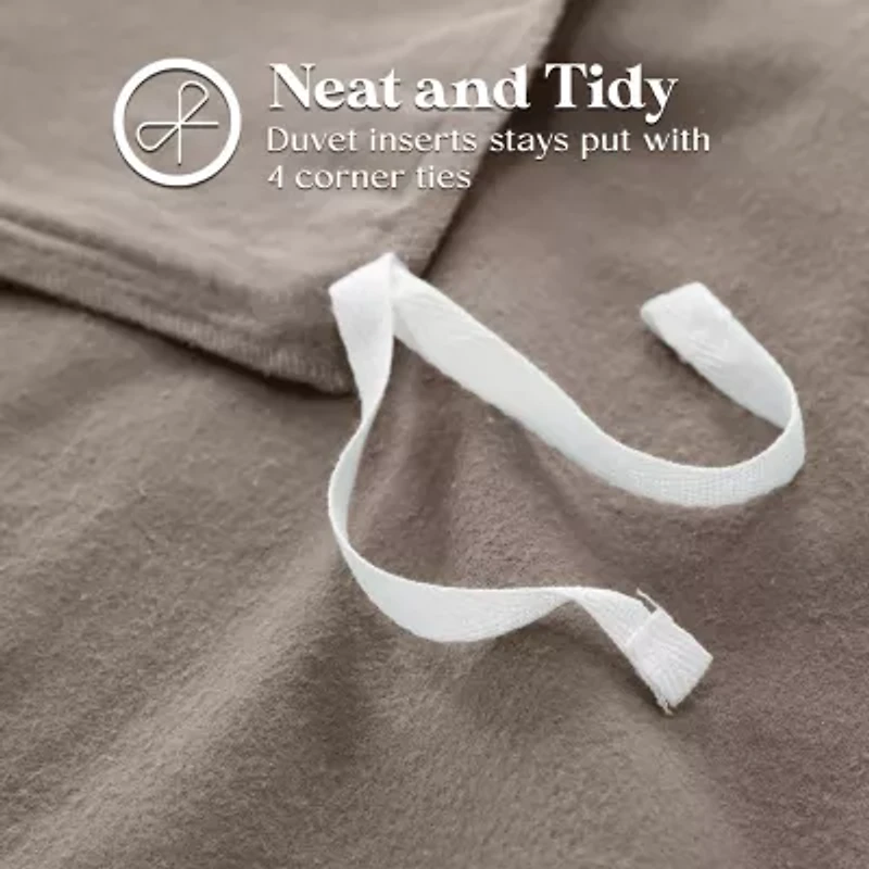 SUPERIOR® Rome Cotton Geometric Warm Reversible Duvet Cover