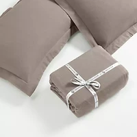 SUPERIOR® Rome Cotton Geometric Warm Reversible Duvet Cover