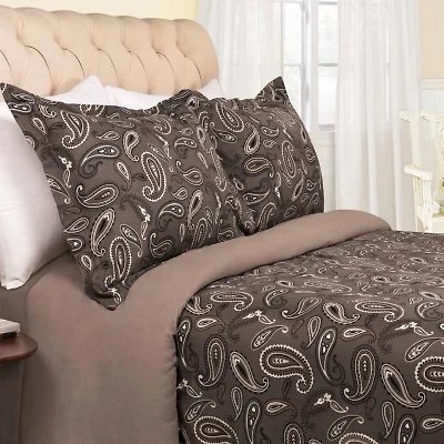 SUPERIOR® Paisley Cotton Warm Winter Reversible Duvet Cover