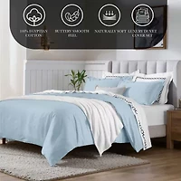 SUPERIOR® Egyptian Cotton 650tc Classic Soft Reversible Duvet Cover