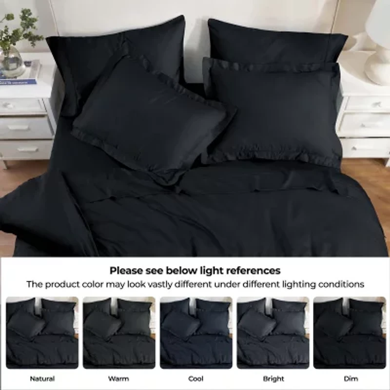 SUPERIOR® Rayon From Bamboo 300tc Cooling Silky Reversible Duvet Cover