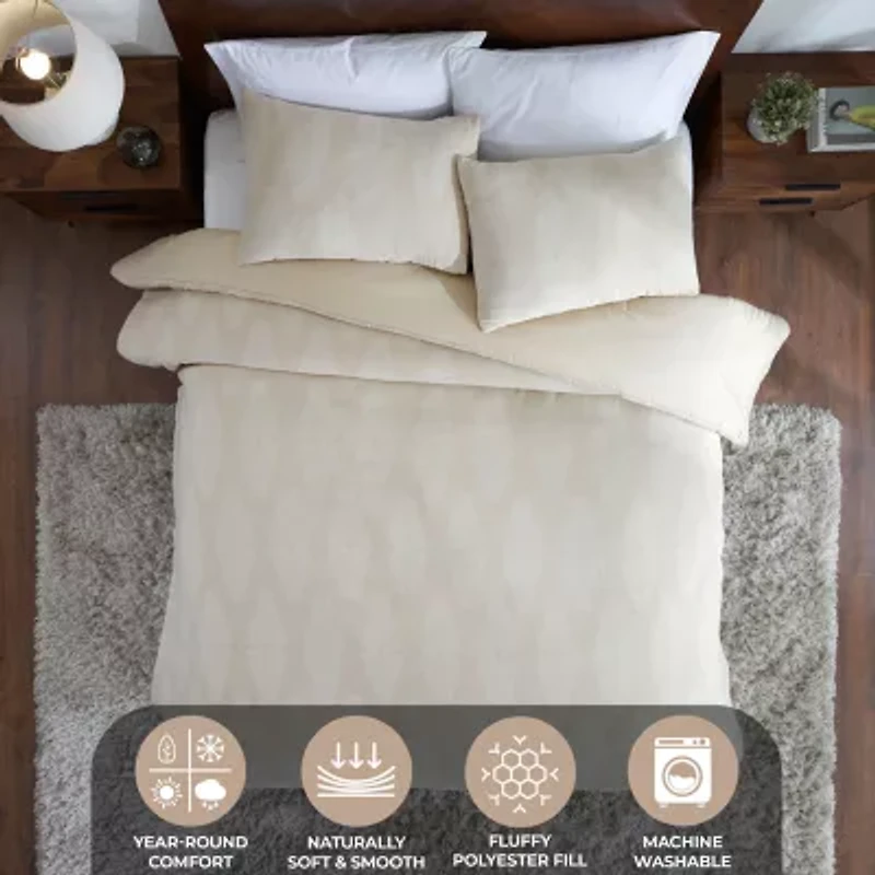 SUPERIOR® Manali Cotton Lattice Geometric Comforter