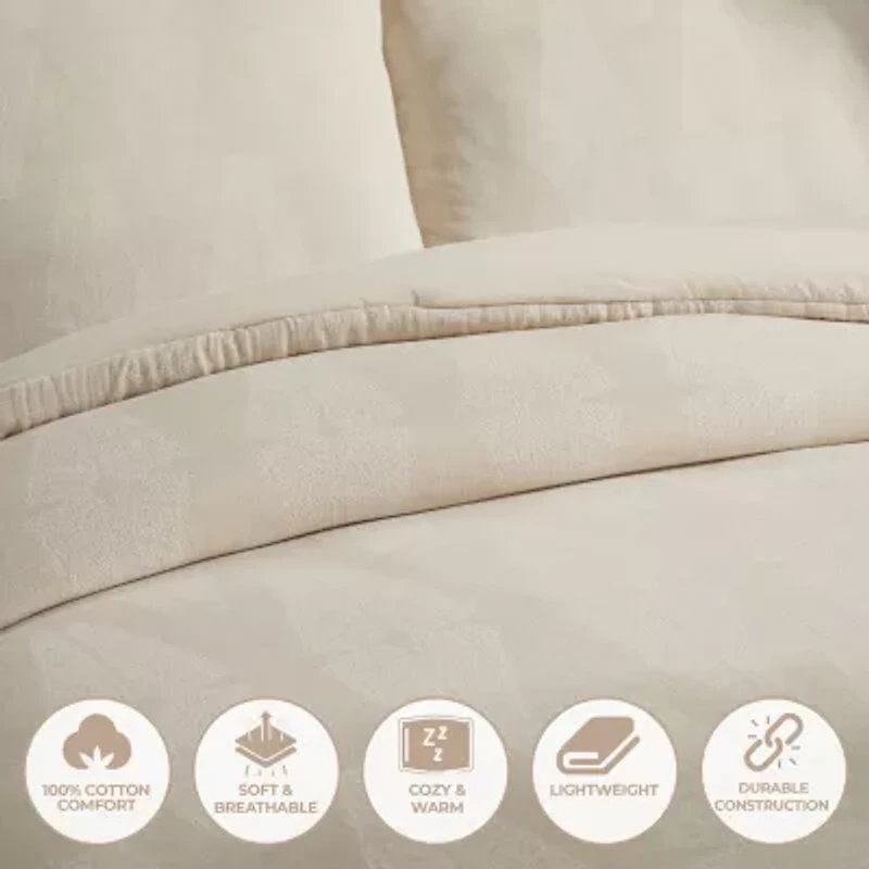 SUPERIOR® Manali Cotton Lattice Geometric Comforter