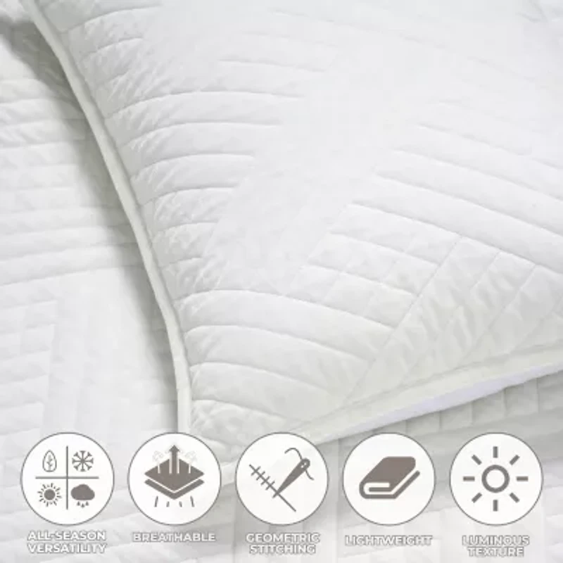 SUPERIOR® Karina Cotton Velvet Geometric Glam Quilt