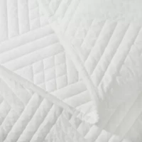 SUPERIOR® Karina Cotton Velvet Geometric Glam Quilt