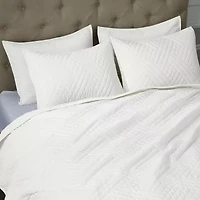 SUPERIOR® Karina Cotton Velvet Geometric Glam Quilt