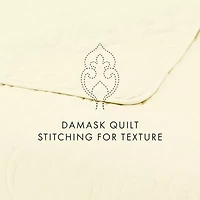 Casual Comfort Damask Stitch Quilt Set