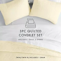 Casual Comfort Damask Stitch Quilt Set
