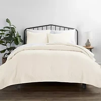 Casual Comfort Damask Stitch Quilt Set