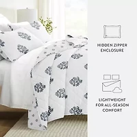 Casual Comfort Pattern Reversible Quilt Set