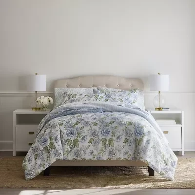 Laura Ashley Tapestry Rose 3-pc. Comforter Set