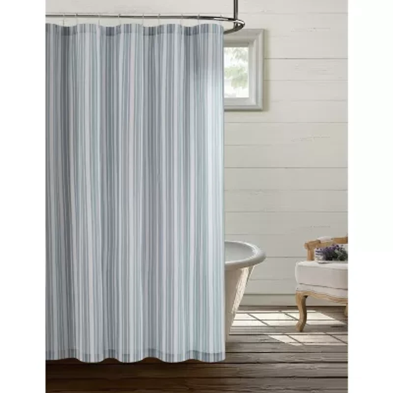 The Farmhouse By Rachel Ashwell Wide Ticking Stripe Shower Curtain