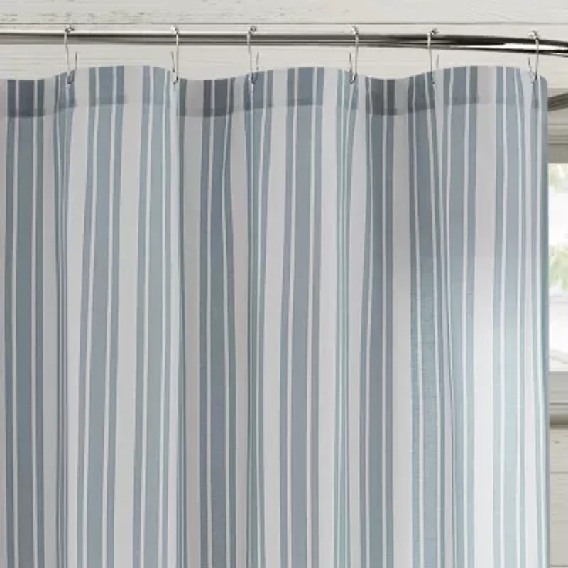 The Farmhouse By Rachel Ashwell Wide Ticking Stripe Shower Curtain