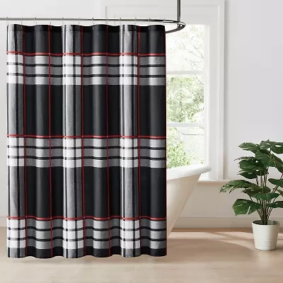 Truly Soft Danbury Plaid Shower Curtain