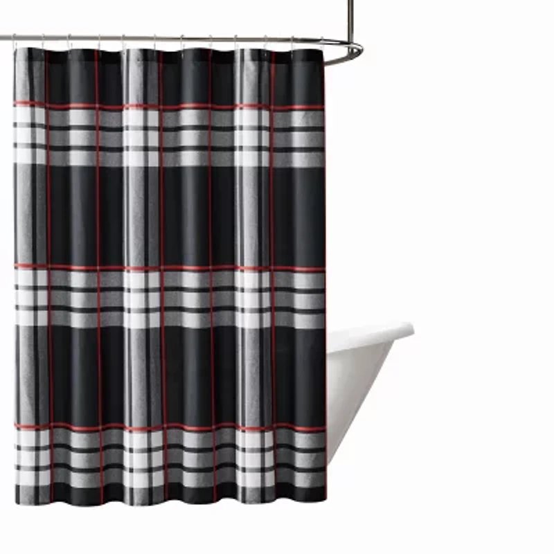 Truly Soft Danbury Plaid Shower Curtain
