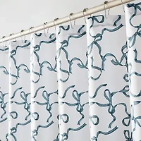 Truly Soft Printed Bow Shower Curtain
