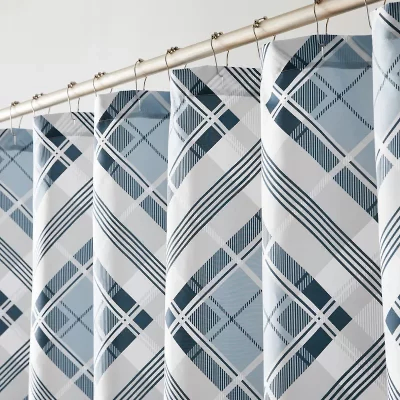 Truly Soft Lars Plaid Shower Curtain