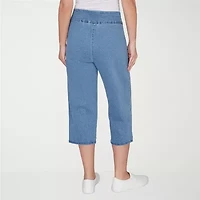 Alfred Dunner Austin Womens Mid Rise Straight Leg Jean